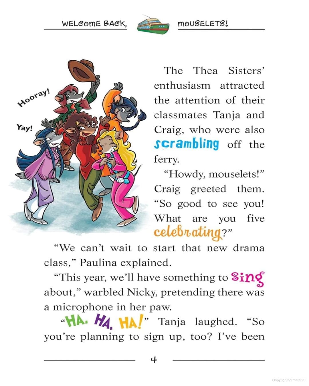 THEA STILTON MOUSEFORD ACADEMY#04 THE DANCE CHALLENGE [Paperback] - versoz.com