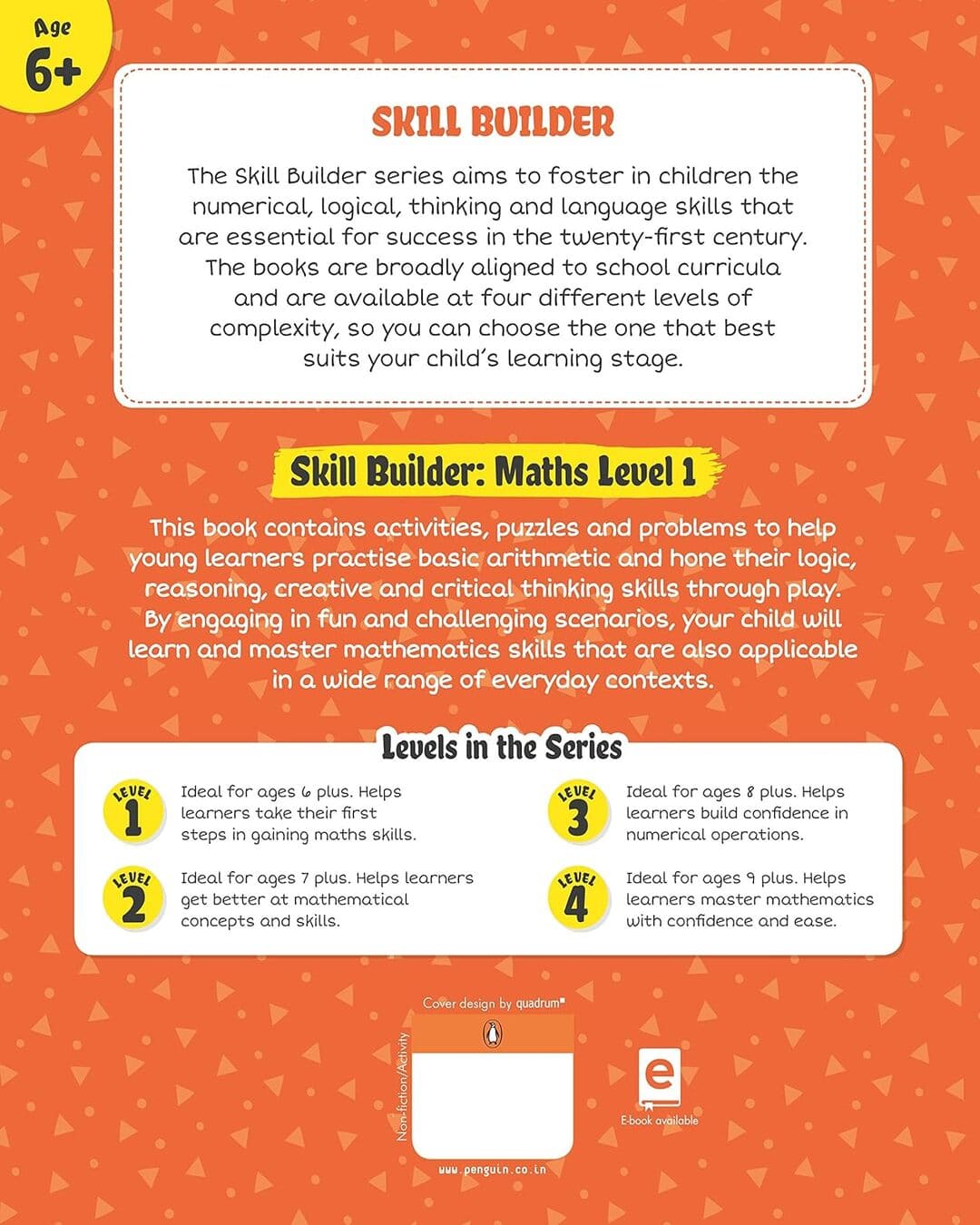 Smart Skill Builders - Maths Skills Level 1 by Sonia Mehta [Paperback]