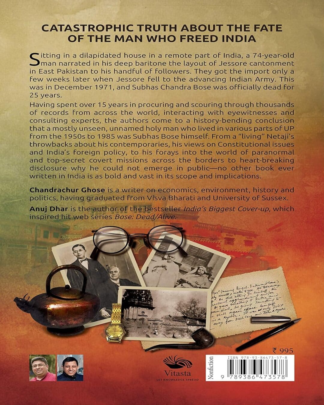 Conundrum : Subhas Bose's Life after Death by Chandrachur Ghose & Anuj Dhar [Paperback] - versoz.com