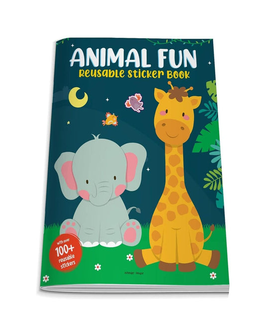 Animal Fun Reusable Sticker BookÂ For Children by Wonder House Books [Paperback]