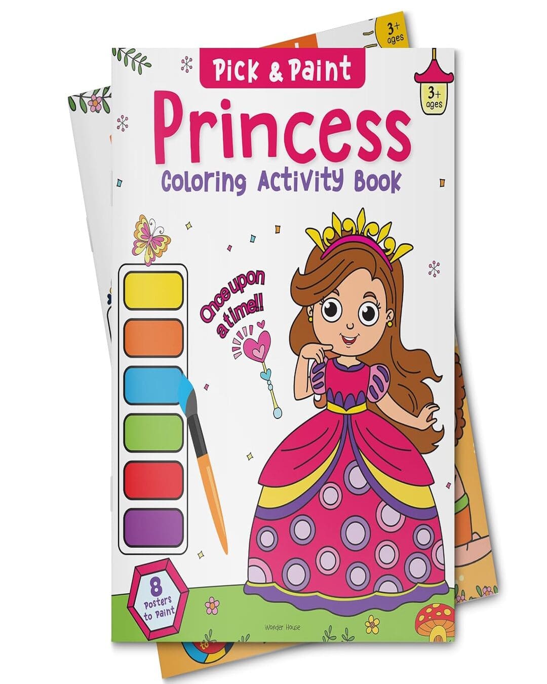 Pick and Paint Coloring Activity BookÂ For Kids: Princess by Wonder House Books [Paperback]