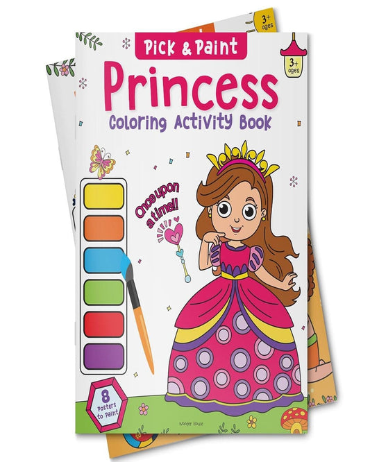 Pick and Paint Coloring Activity BookÂ For Kids: Princess by Wonder House Books [Paperback]