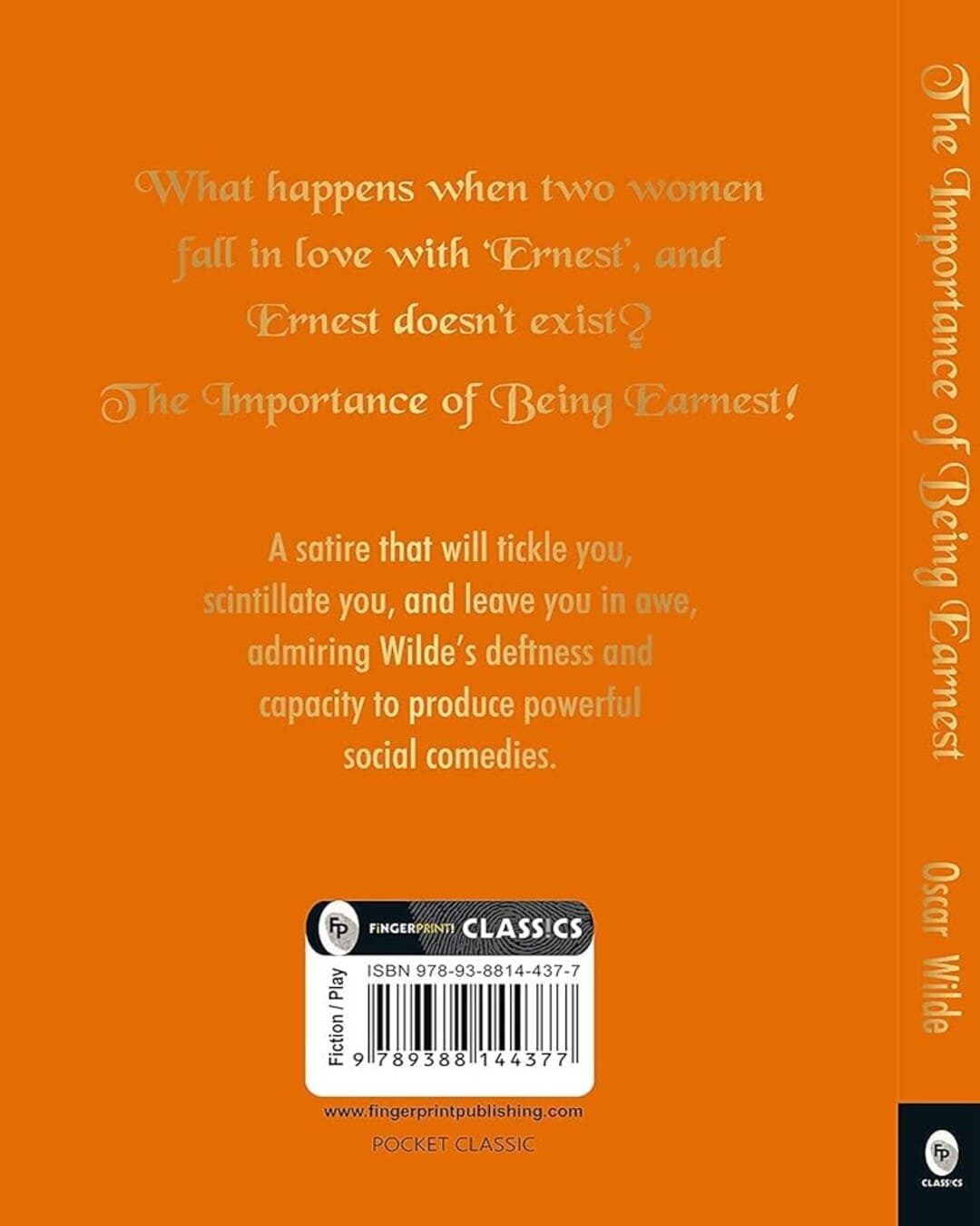The Importance of Being Earnest by Oscar Wilde [Paperback] - versoz.com