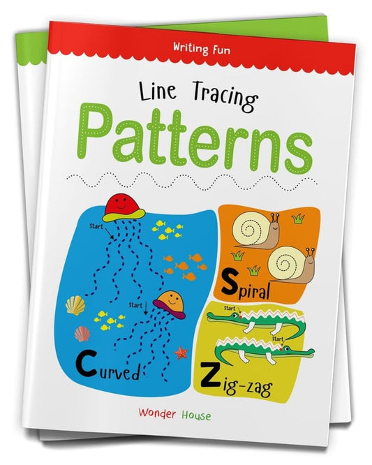 Line Tracing Patterns by Wonder House Books [Paperback]