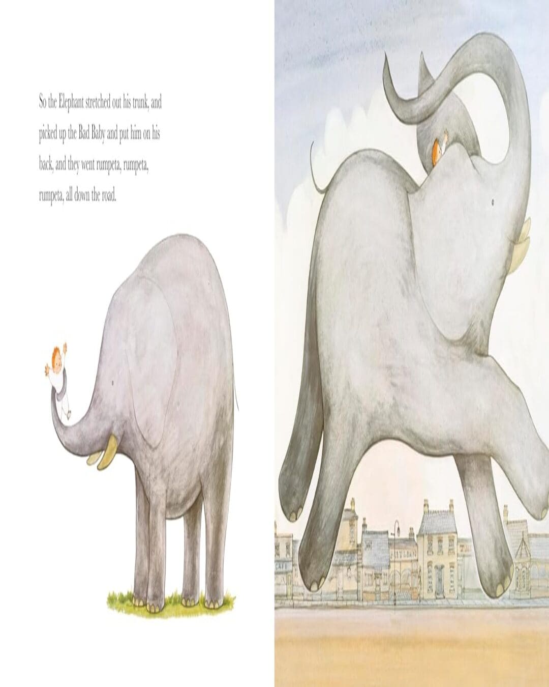 The Elephant And The Bad Baby by Vipont, Elfrida [Board Book]