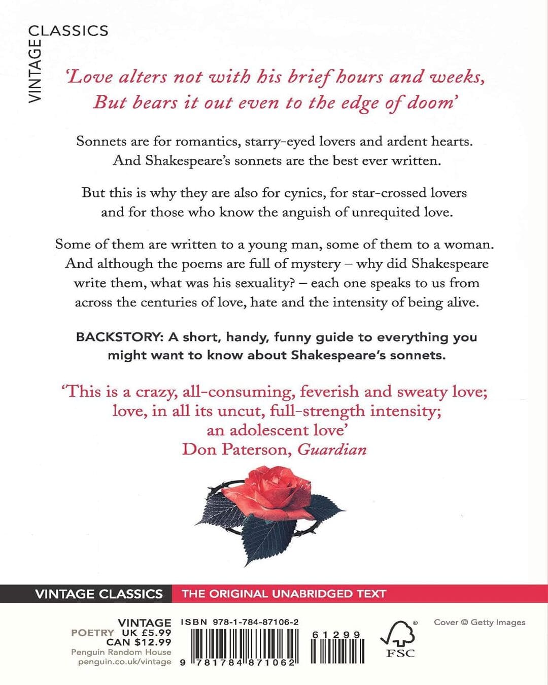 Sonnets by William Shakespeare [Paperback]