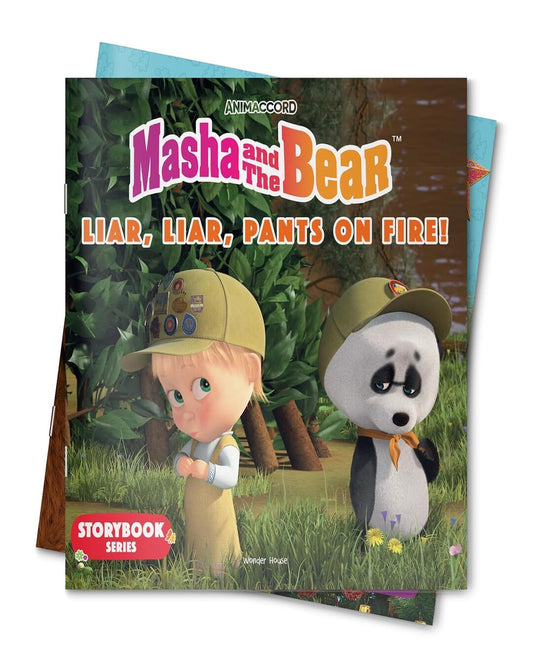 Masha and the Bear: Liar, Liar, Pants On Fire! (Story Book) by Wonder House Books [Paperback]