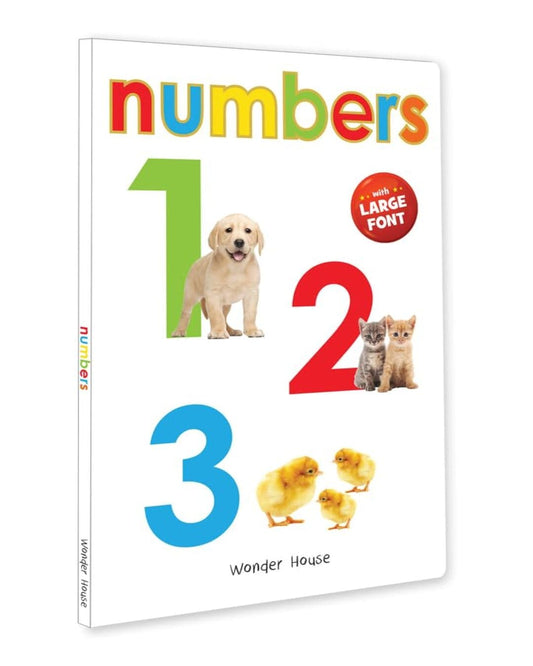 Numbers - Early Learning Board Book With Large Font : Big Board Books Series by Wonder House Books - versoz.com