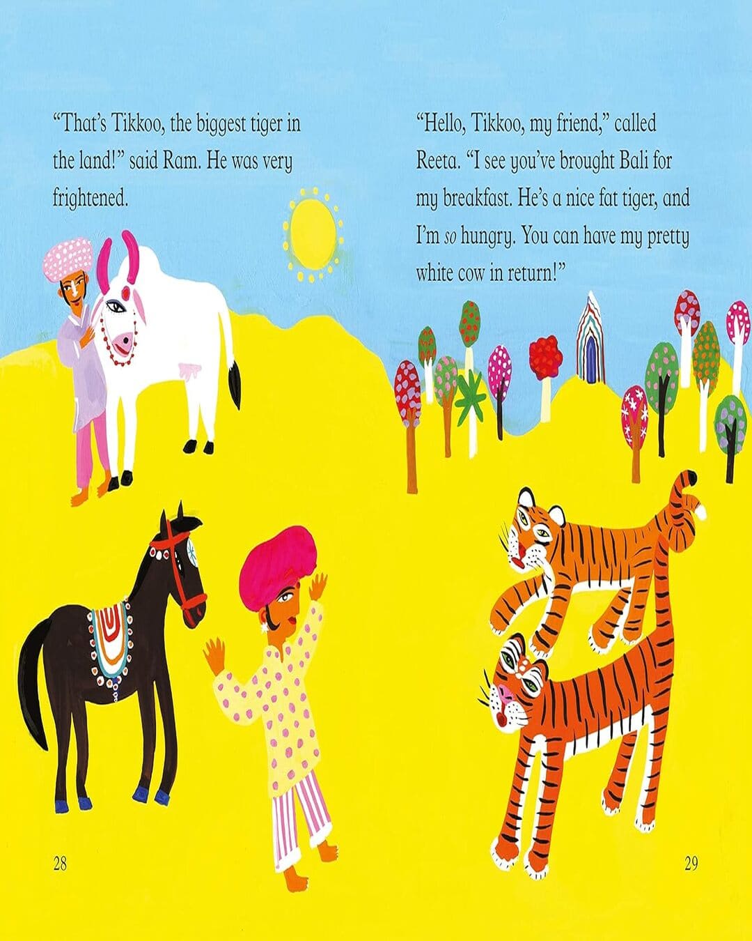 A Tiger For Breakfast: A Bloomsbury Young Reader by Narinder Dhami (Author), Christopher Corr (Illustrator) [Paperback] - versoz.com