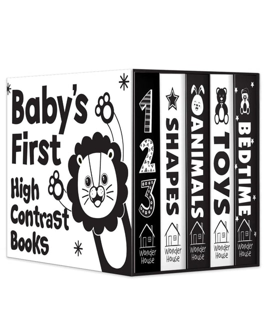 Baby's First High-Contrast Books : Boxed Set of 5 [Board Book] - versoz.com