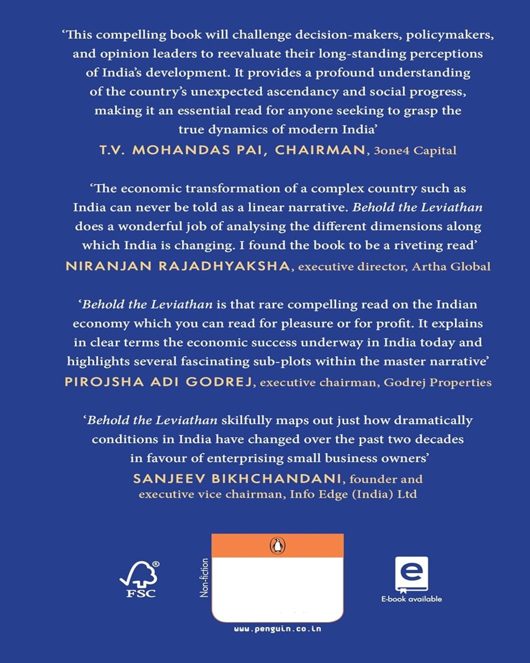 Behold The Leviathan: The Unusual Rise Of Modern India by Saurabh Mukherjea, Nandita Rajhansa [Hardcover] - versoz.com