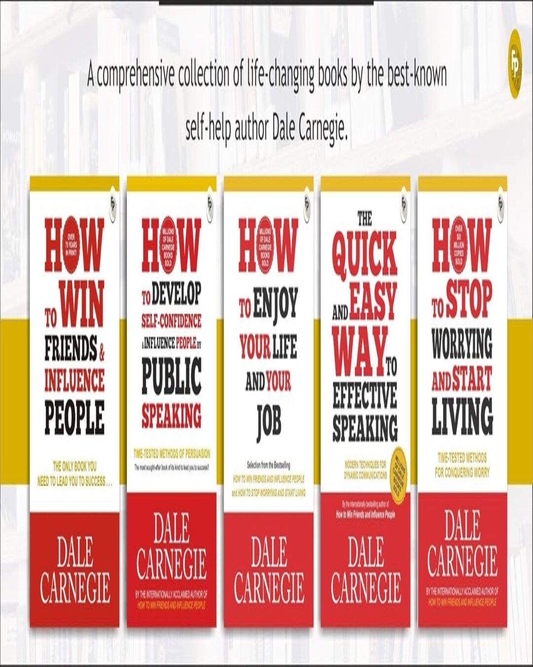 The Best of Dale Carnegie (Set of 5 Books) by Dale Carnegie [Paperback] - versoz.com