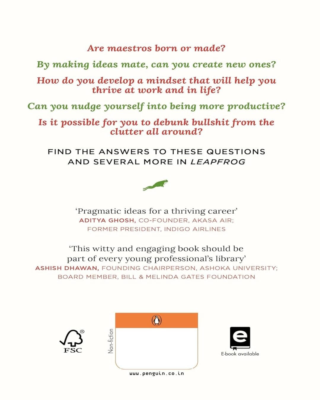 Leapfrog: Six Practices to Thrive at Work [Hardcover] - versoz.com