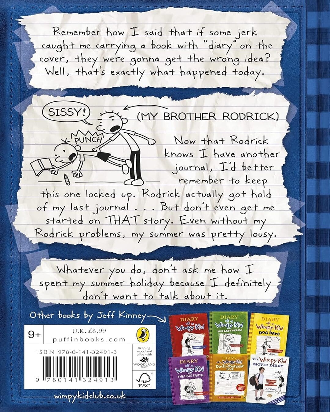Diary of a Wimpy Kid : Rodrick Rules by Jeff Kinney [Paperback] - versoz.com