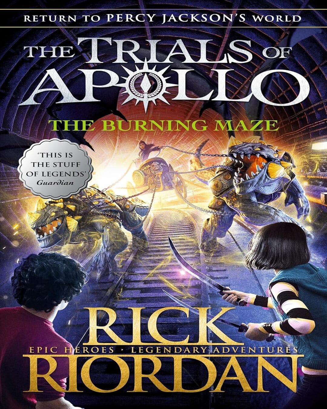 The Burning Maze (The Trials Of Apollo Book 3) by Rick Riordan [Paperback] - versoz.com