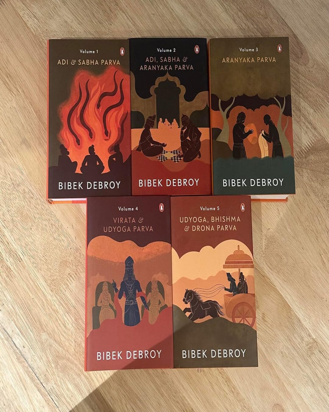 The Mahabharata Vol 1- 10 by Bibek Debroy [Hardcover]