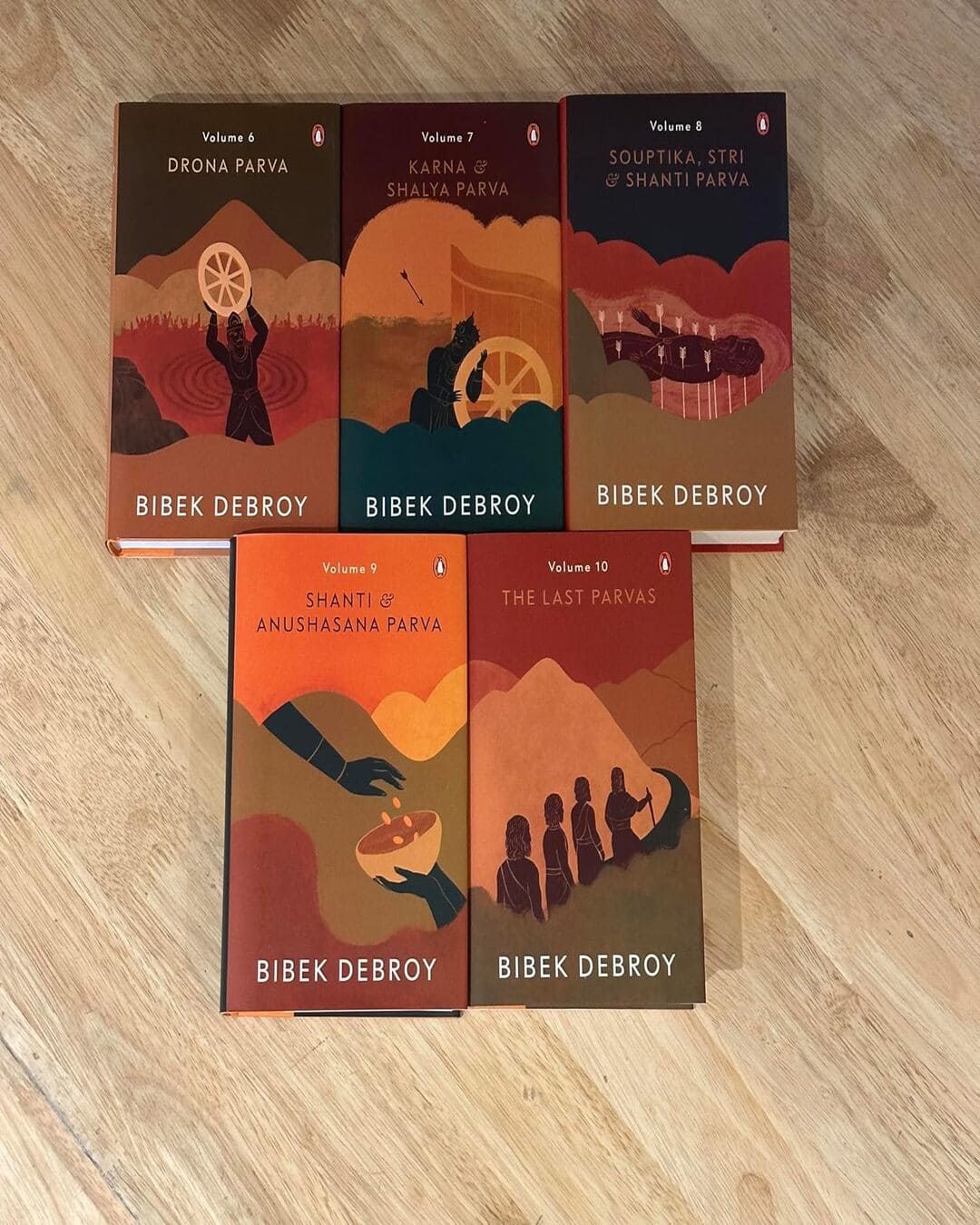 The Mahabharata Vol 1- 10 by Bibek Debroy [Hardcover]