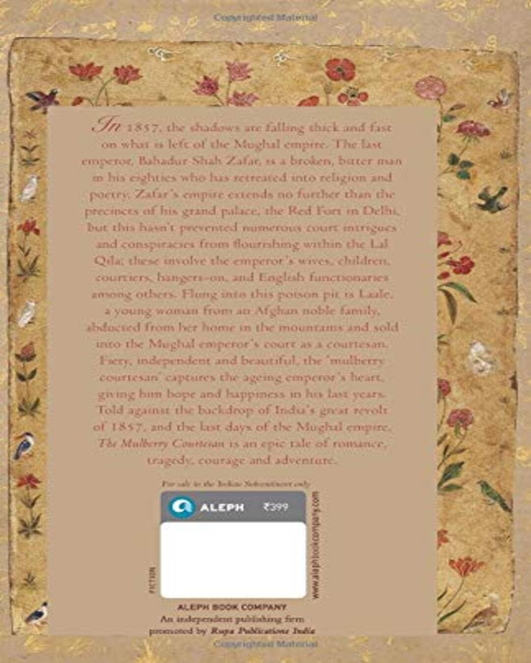 The Mulberry Courtesan by Sikeena Karmali [Paperback] - versoz.com