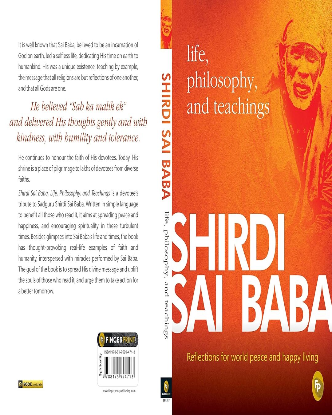 Shirdi Sai Baba: Life, Philosophy & Teachings by Satish C. Agarwal [Paperback] - versoz.com