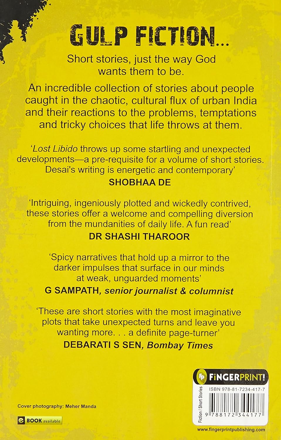 Lost Libido and Other Gulp Fiction by Salil Desai [Paperback] - versoz.com
