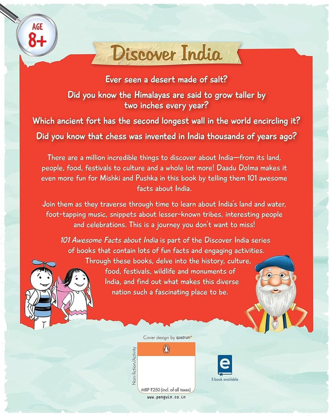 Discover India: 101 Awesome Facts About India by Sonia Mehta [Paperback] - versoz.com