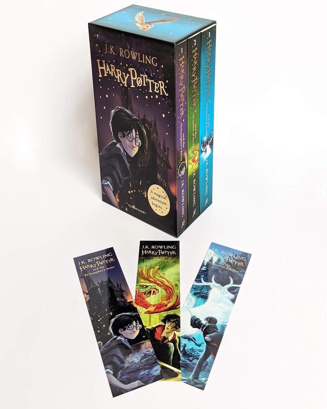 Harry Potter 1-3 Box Set: A Magical Adventure Begins by J K Rowling [Paperback]