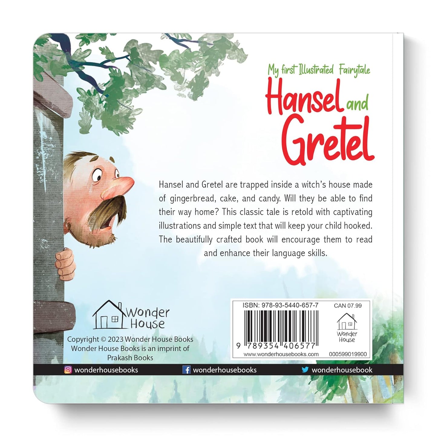 My First Illustrated Fairytale Board Book - Hansel and Gretel Board Book by Wonder House Books [Board Book]