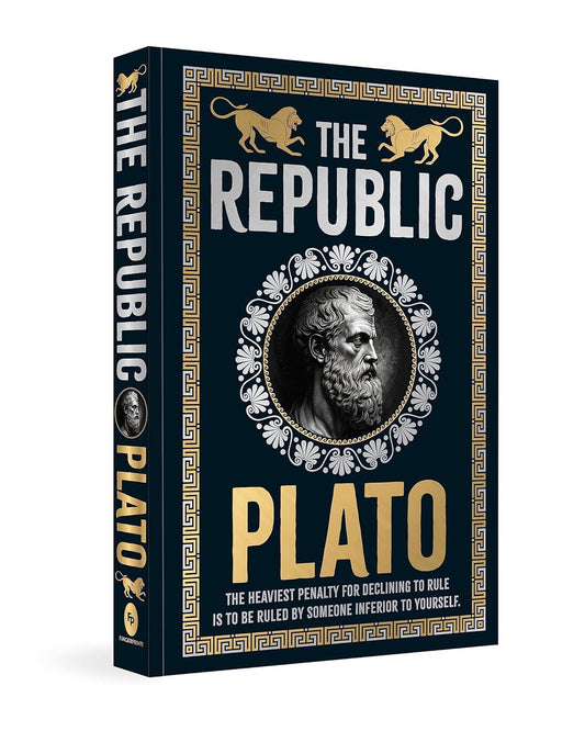 The Republic (Deluxe Hardbound Edition) by Plato [Hardcover] - versoz.com