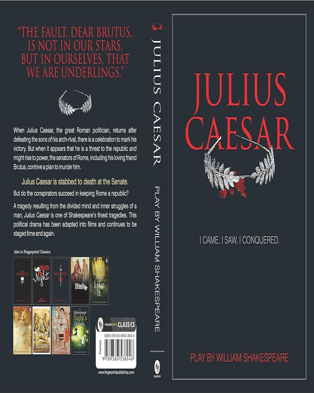 Julius Caesar by William Shakespeare [Paperback] - versoz.com