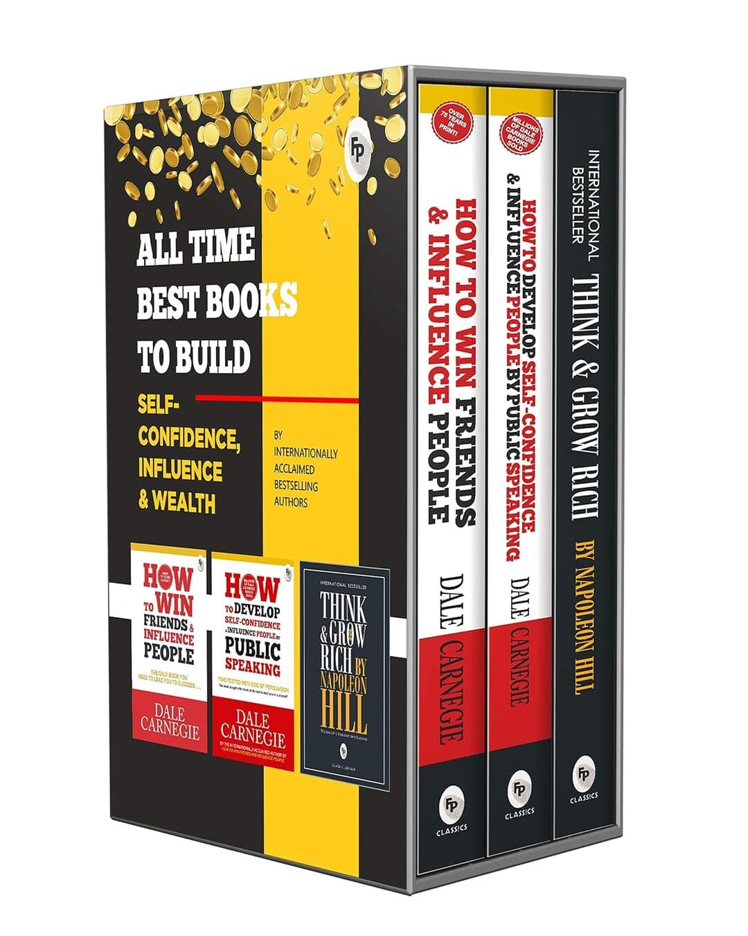All Time Best Books To Build Self-Confidence, Influence & Wealth (Box Set of 3 Books) [Paperback]