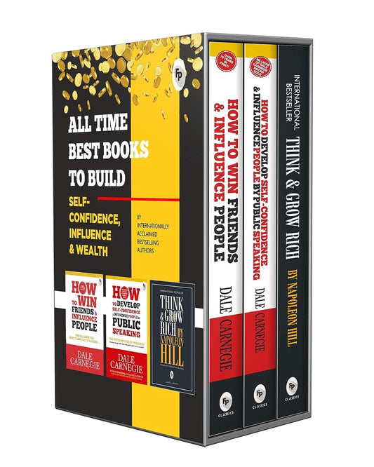 All Time Best Books To Build Self-Confidence, Influence & Wealth (Box Set of 3 Books) [Paperback]