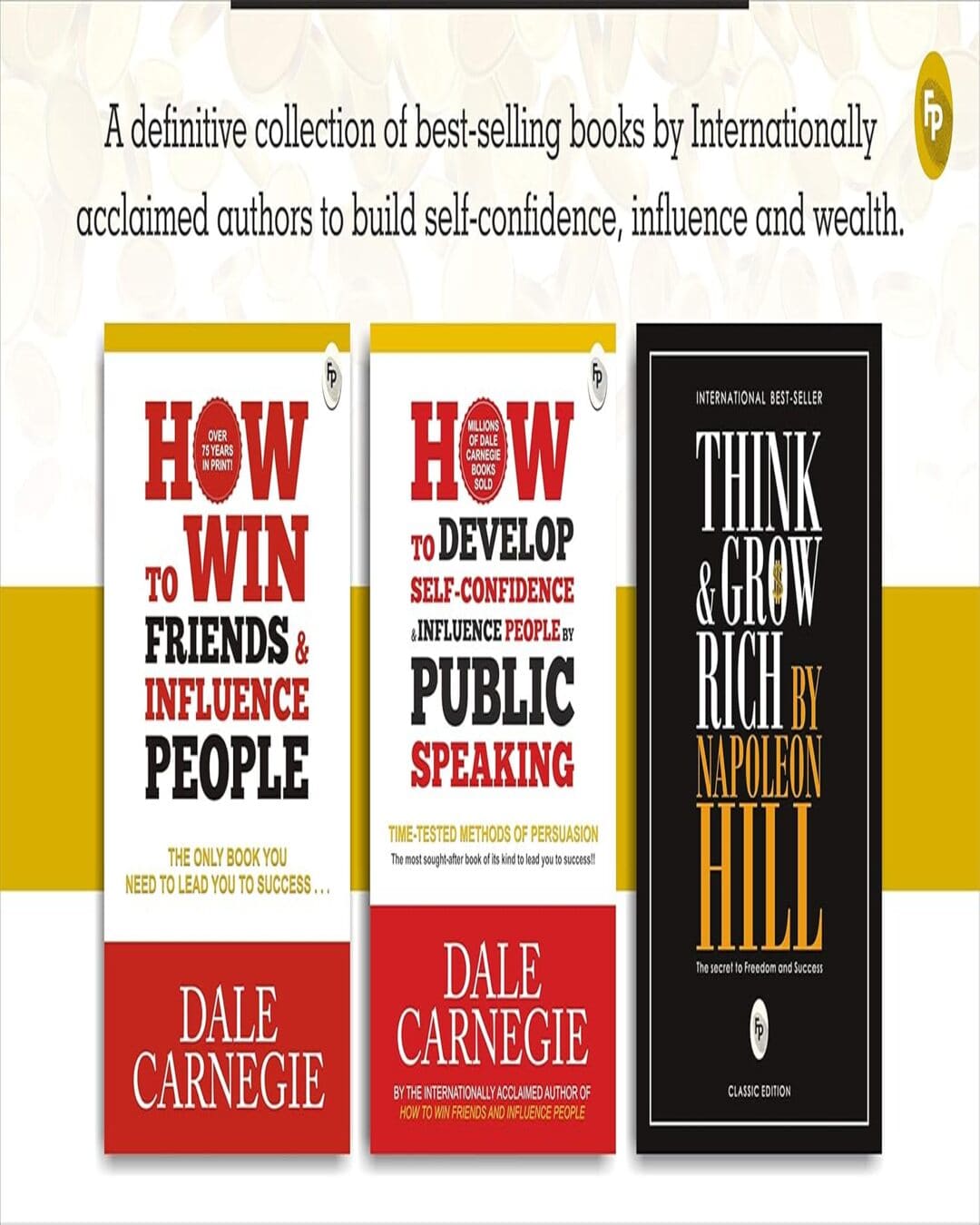 All Time Best Books To Build Self-Confidence, Influence & Wealth (Box Set of 3 Books) [Paperback]