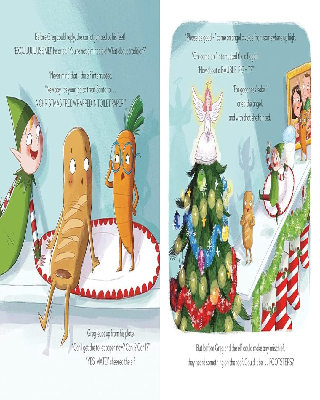 Greg The Sausage Roll: Santas Little Helper by Hoyle, Mark,Hoyle, Roxanne [Paperback]