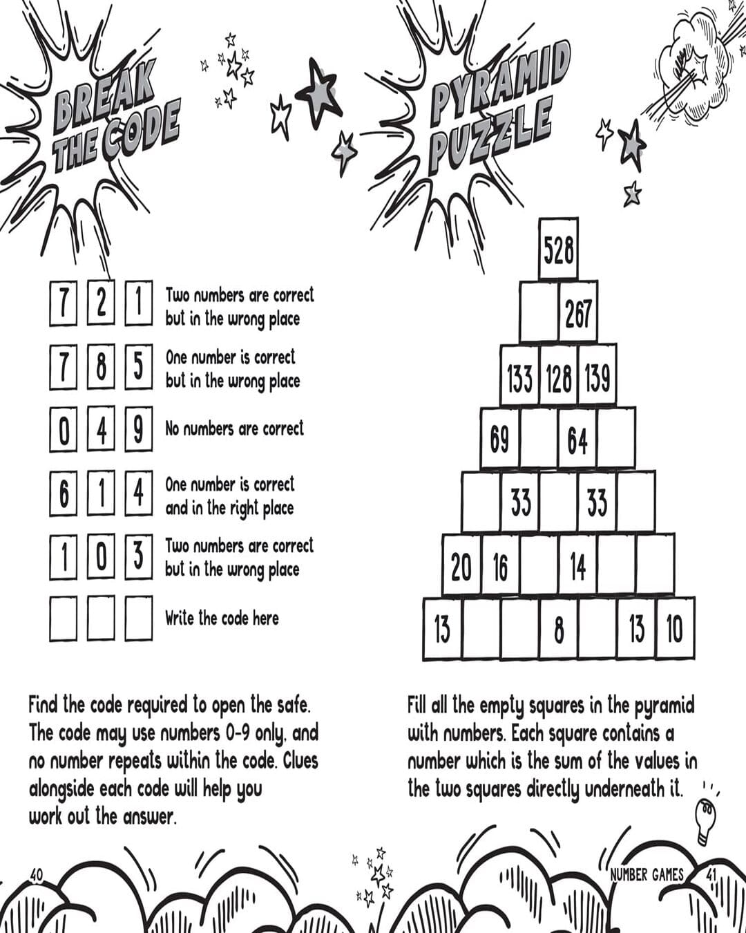Solve it! â€” NUMBER GAMES FOR BIG THINKERS [Paperback] - versoz.com