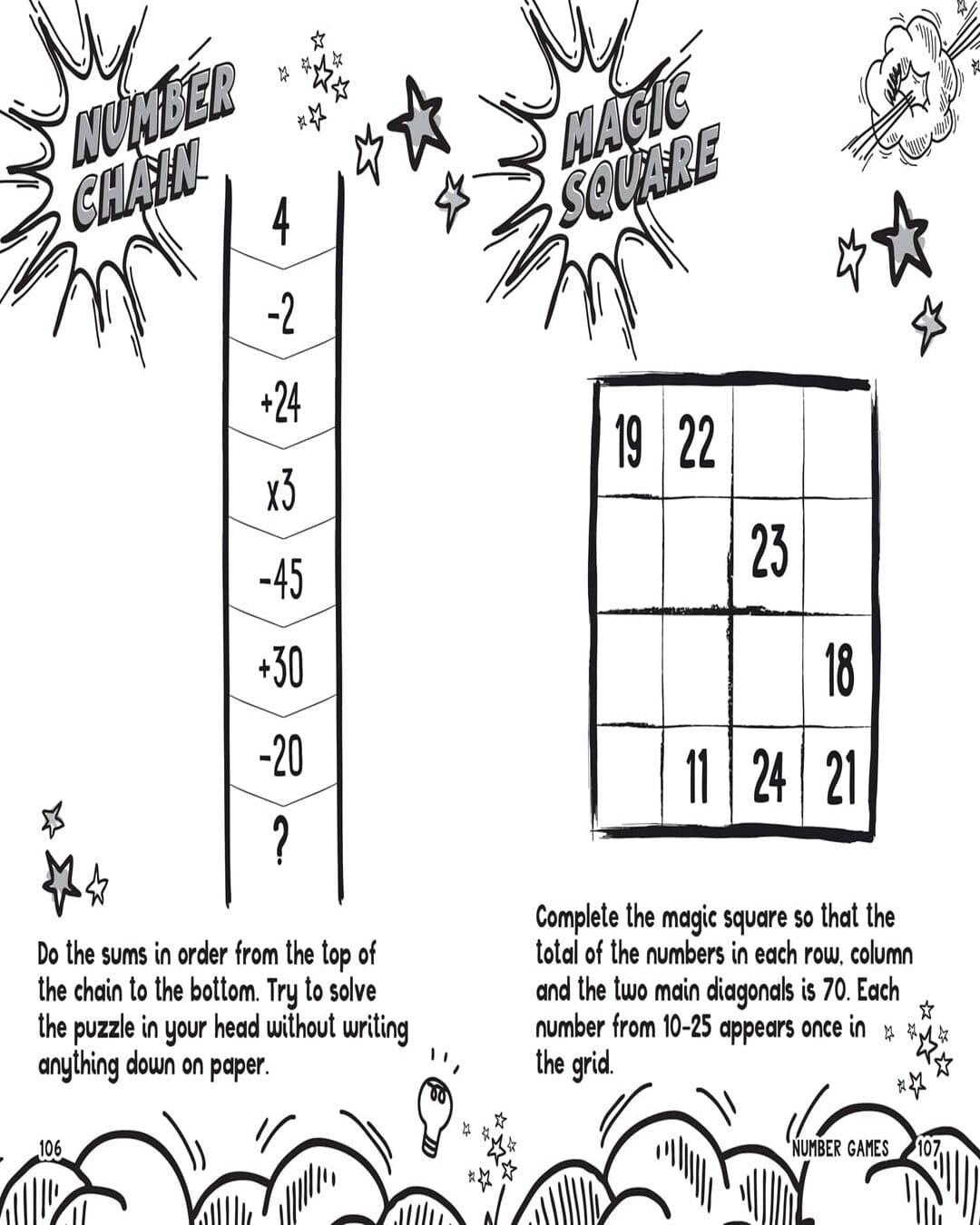 Solve it! â€” NUMBER GAMES FOR BIG THINKERS [Paperback] - versoz.com
