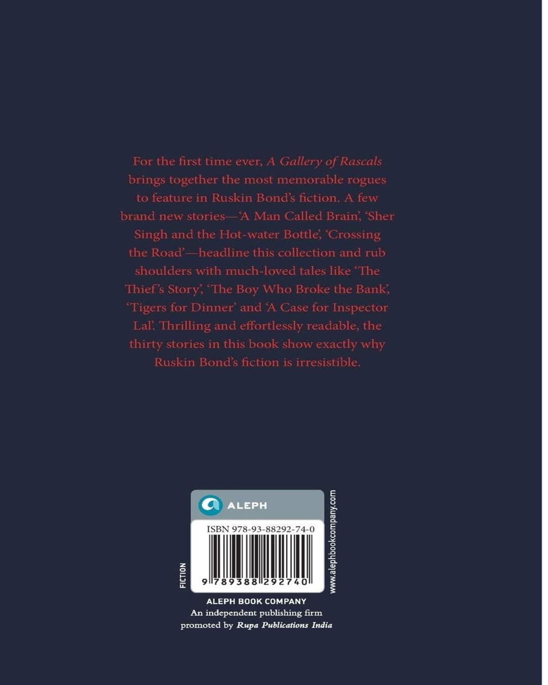 A Gallery of Rascals: My Favourite Tales of Rogues, Rapscallions & Ne’er-Do-Wells by Ruskin Bond [Hardcover] - versoz.com