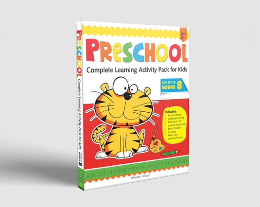 Preschool Complete Learning Activity Pack For Kids (Box Set of 8 Books) [Paperback]