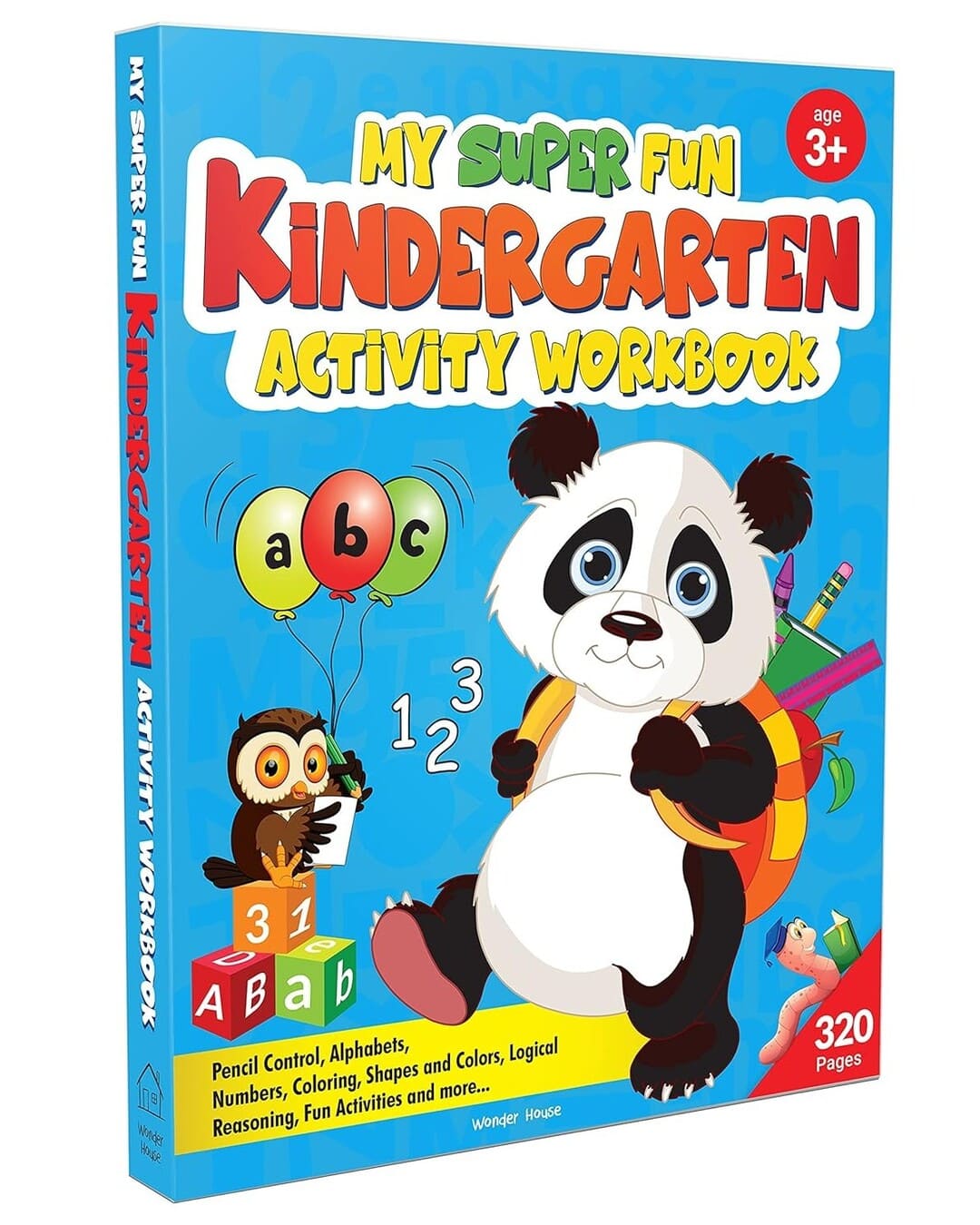 My Super Fun Kindergarten Activity Workbook by Wonder House Books [Paperback]