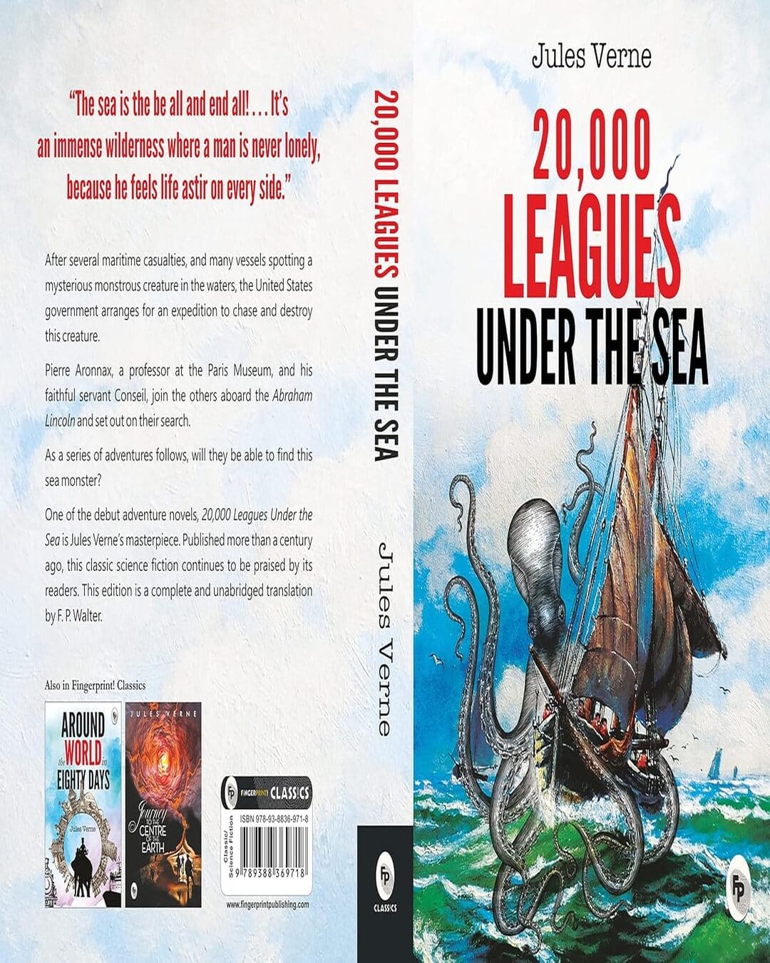 20,000 Leagues Under The Sea by Jules Verne [ Paperback] - versoz.com