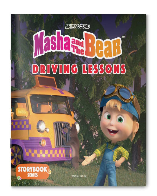 Masha and the Bear: Driving Lessons (Story Book) by Wonder House Books [Paperback]