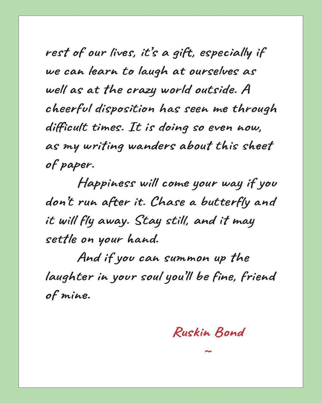 How to be Happy by Ruskin Bond [Hardcover] - versoz.com