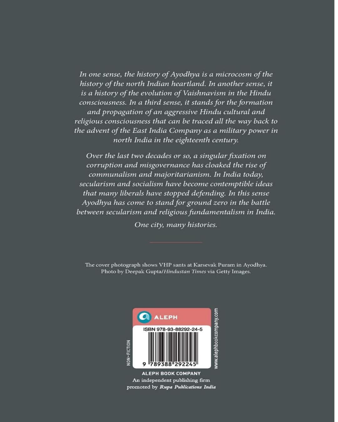 Ayodhya: City of Faith, City of Discord by Valay Singh [Hardcover] - versoz.com