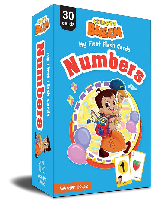 Chhota Bheem - Numbers : My First Flash Cards by Wonder House Books [Paperback]