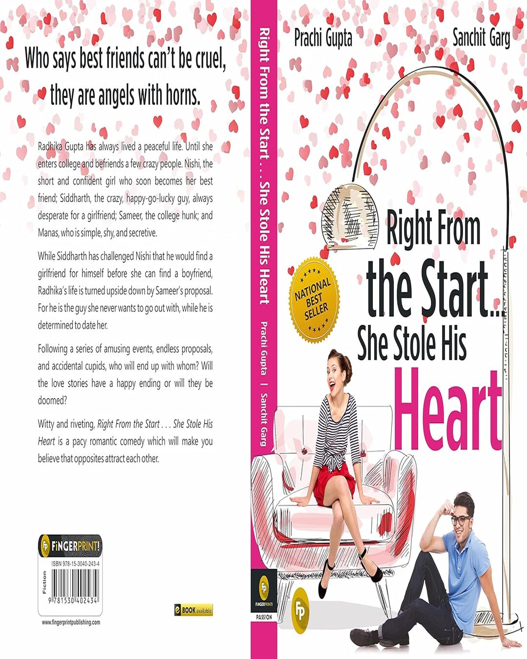 Right From the Start . . . She Stole His Heart by Prachi Gupta & Sanchit Garg [Paperback] - versoz.com