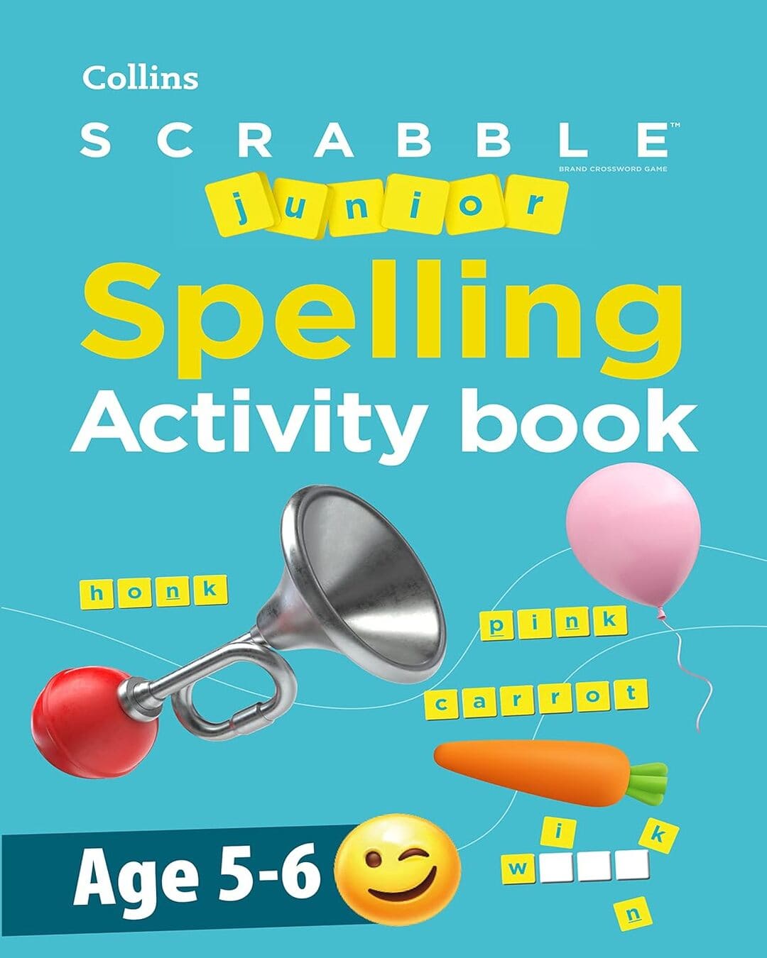 Scrabble Junior Spelling Activity Book : Age 5-6 [Paperback] - versoz.com