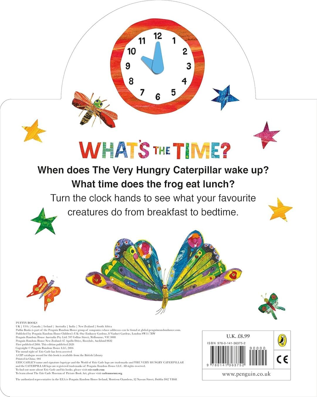 The World Of Eric Carle Whats The Time? by Eric Carle [Board Book]