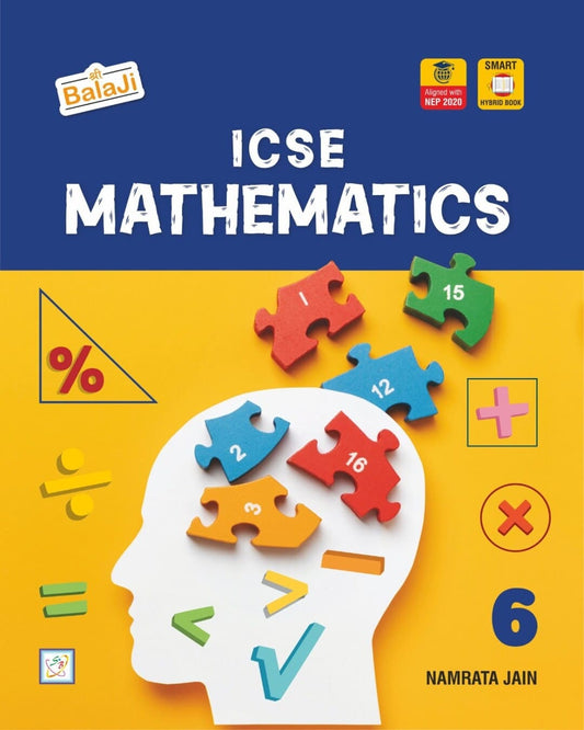 Icse Mathematics - 6 (2026-27) by Namrata Jain [Paperback]