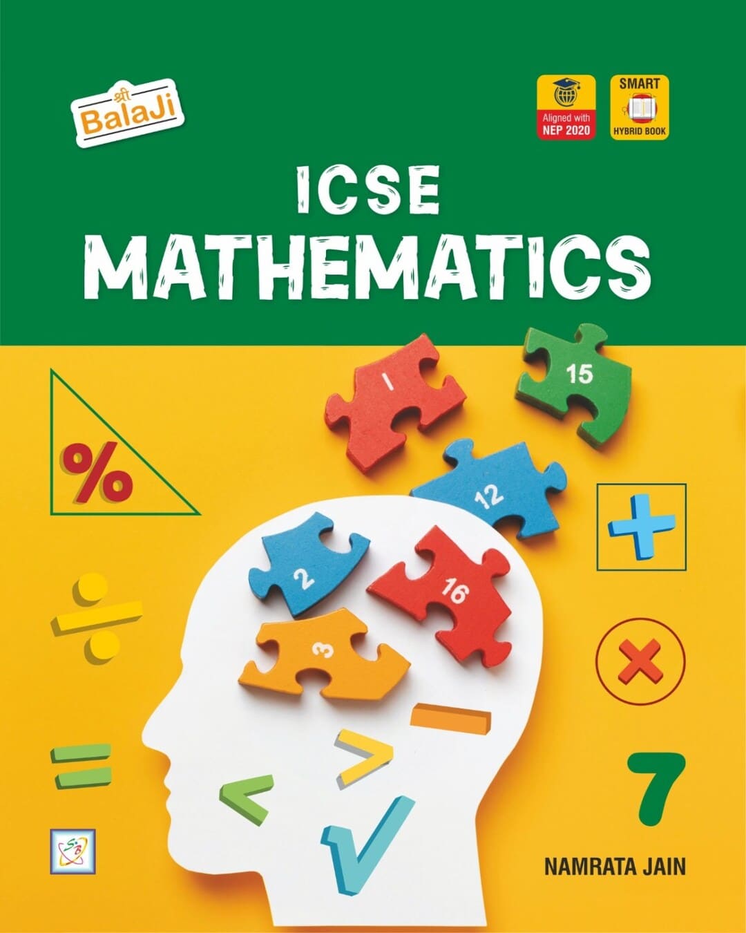 Icse Mathematics - 7 (2026-27) by Namrata Jain [Paperback]
