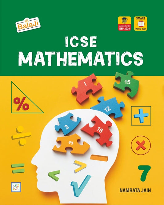 Icse Mathematics - 7 (2026-27) by Namrata Jain [Paperback]