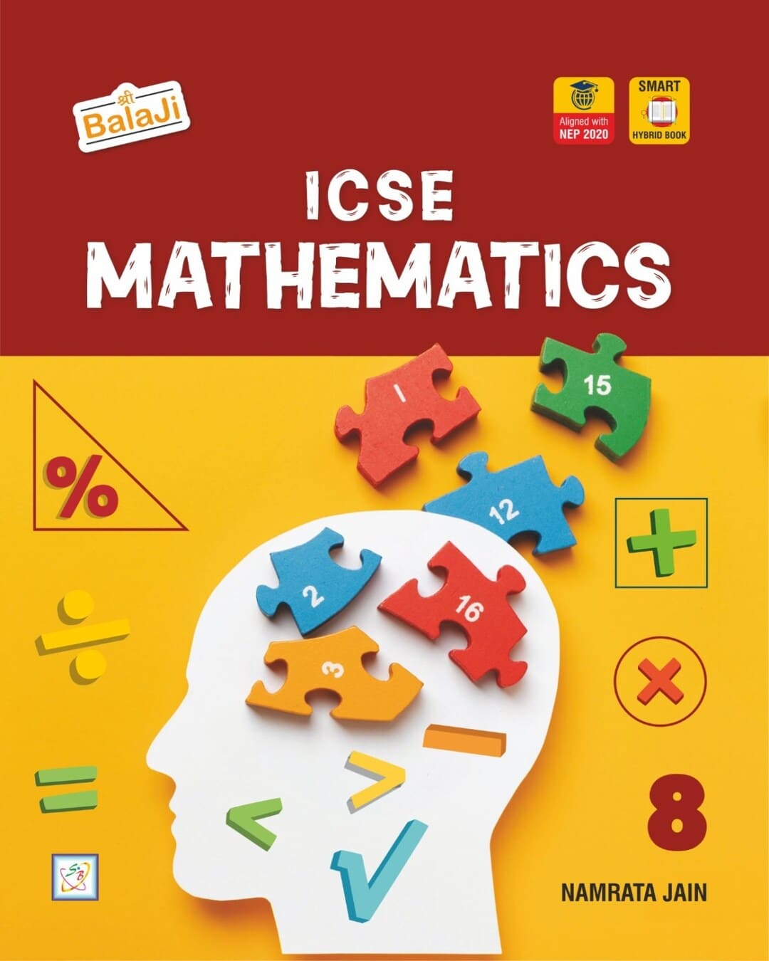 Icse Mathematics - 8 (2026-27) by Namrata Jain [Paperback]